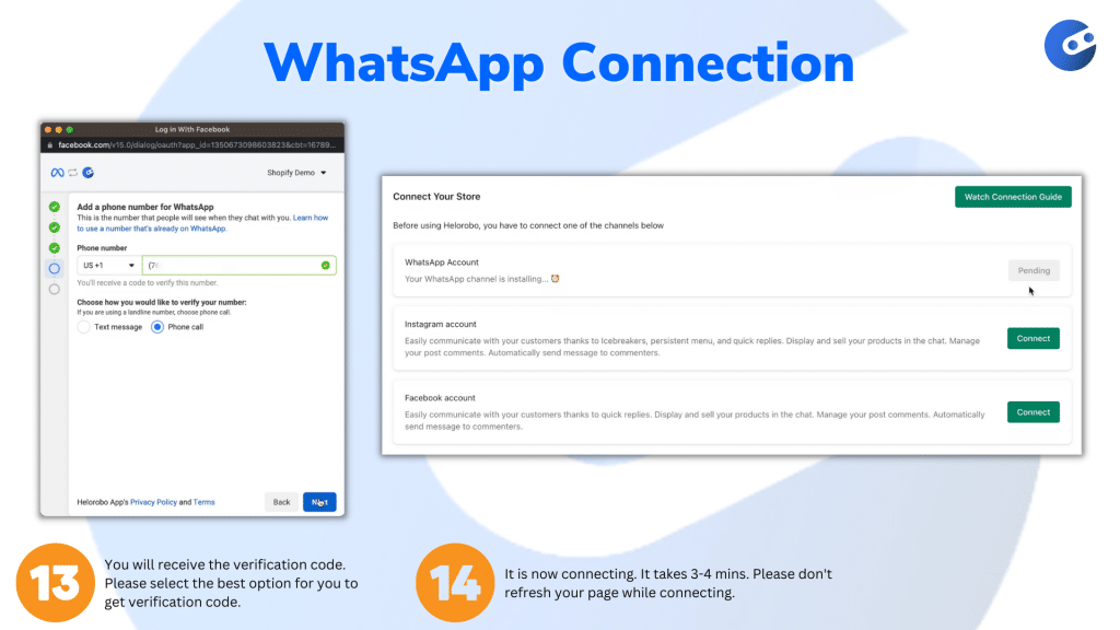 15.1 whatsapp connection 1024x576 - What is WhatsApp Marketing & Support and How to Connect it?