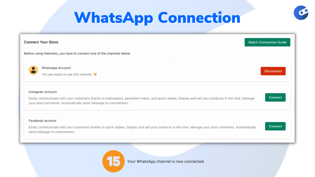 15.2 whatsapp connection 1024x576 - What is WhatsApp Marketing & Support and How to Connect it?
