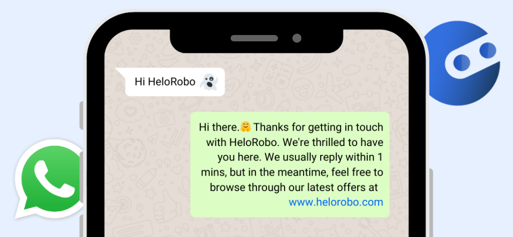 WhatsApp Auto Reply Message Samples For Businesses | HeloRobo