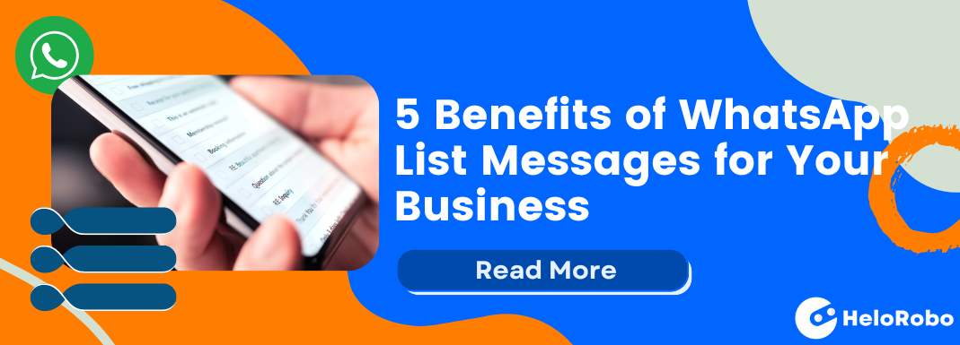 5 Benefits of WhatsApp List Messages for Your Business - 5 Benefits of WhatsApp List Messages for Your Business